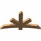 Ekena Millwork Alberta Smooth Timber Gable Bracket, Western Red Cedar, 60"W x 32"H x 3 1/2"D x 5 1/2"F, 13/12 Pitch GBW060X32X0406ALB00SWR - alternate 3
